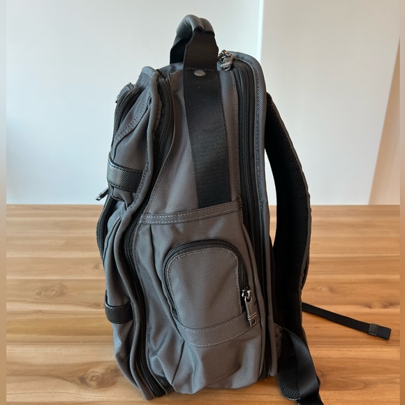 Tumi Nylon Ballistic Backpack with TPass in Grey - Picture 7 of 9